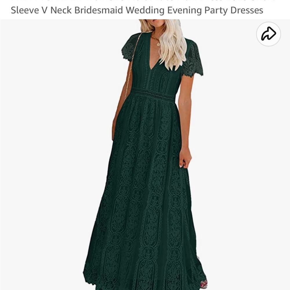 Lacey Green Dress